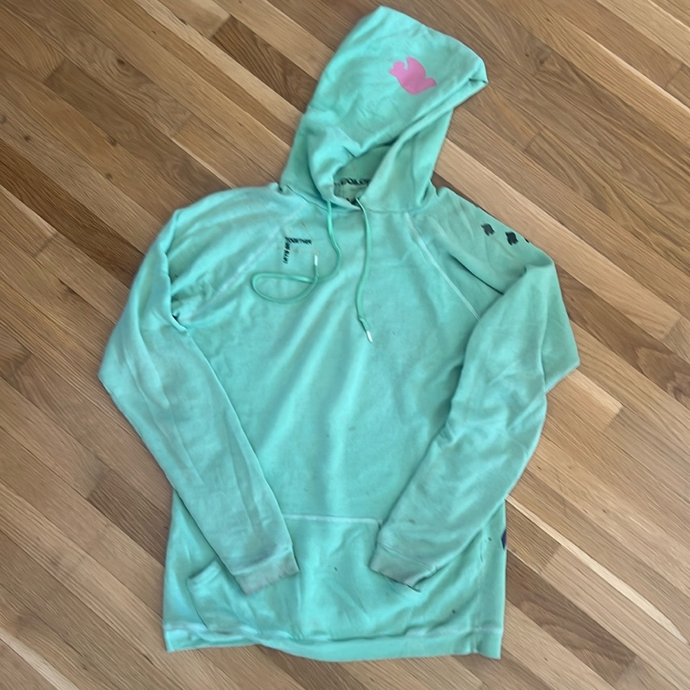 freecity hoodie *RARE* color turquoise, seafoam green